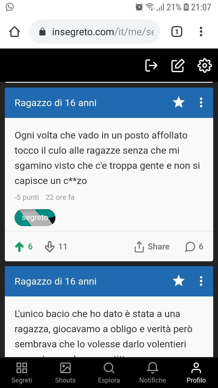 Fate veramente schifo 