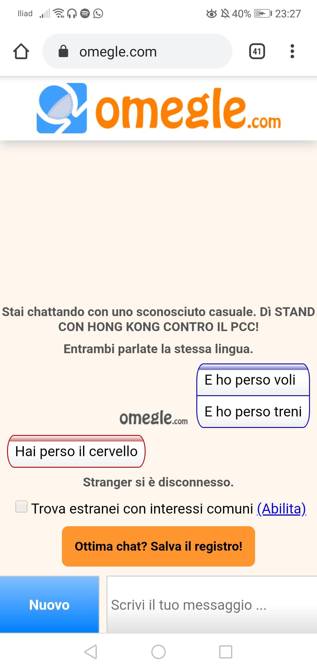 Io che scrivo le canzoni su omegle: