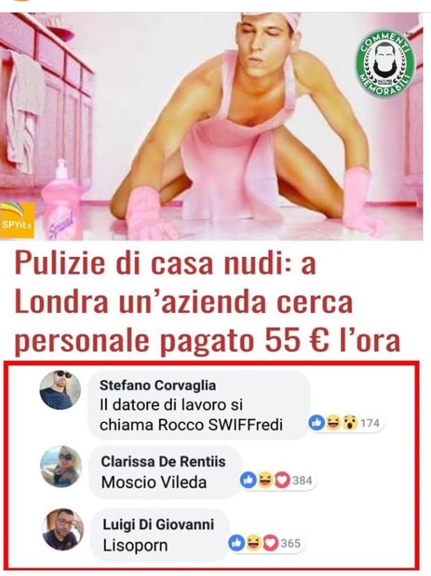 Si ma... guardate la faccia del tipo