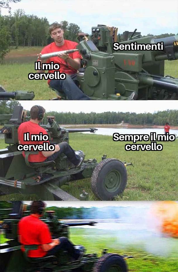 Questo va oltre ogni tipo di autolesionismo.