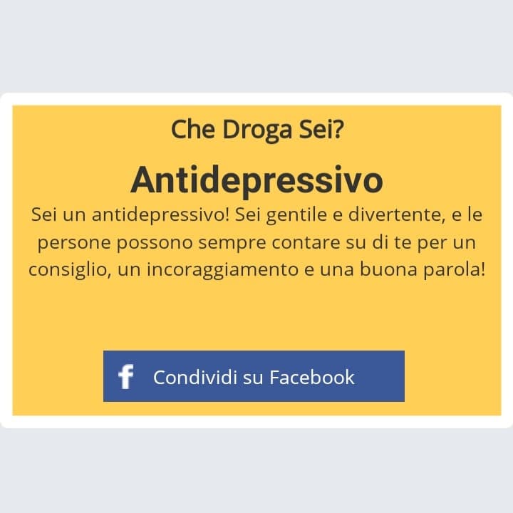 Io depressa da 6 anni sarei un antidepressivo ???✌? beneee