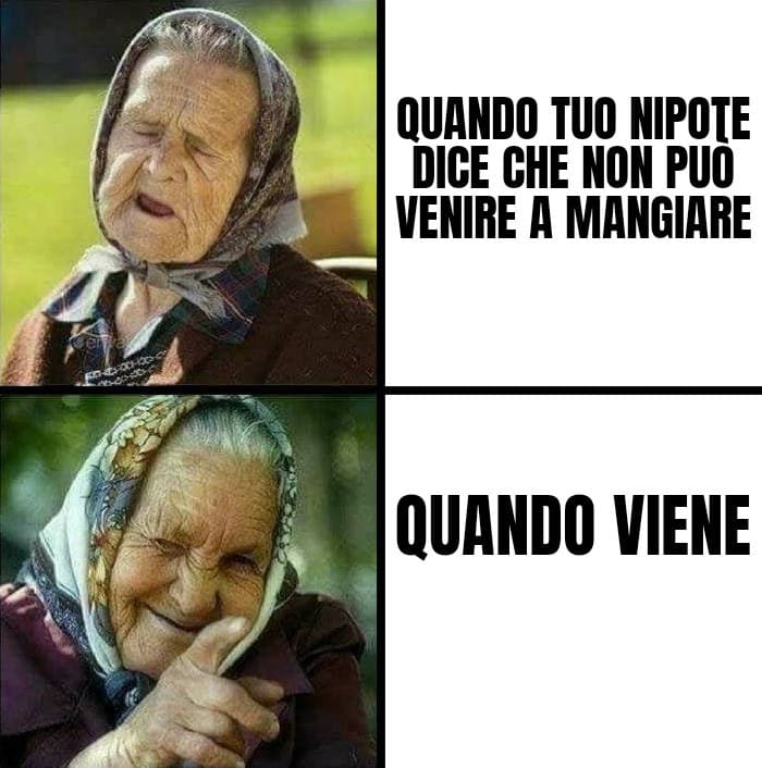 Hai mangiato a nonna?