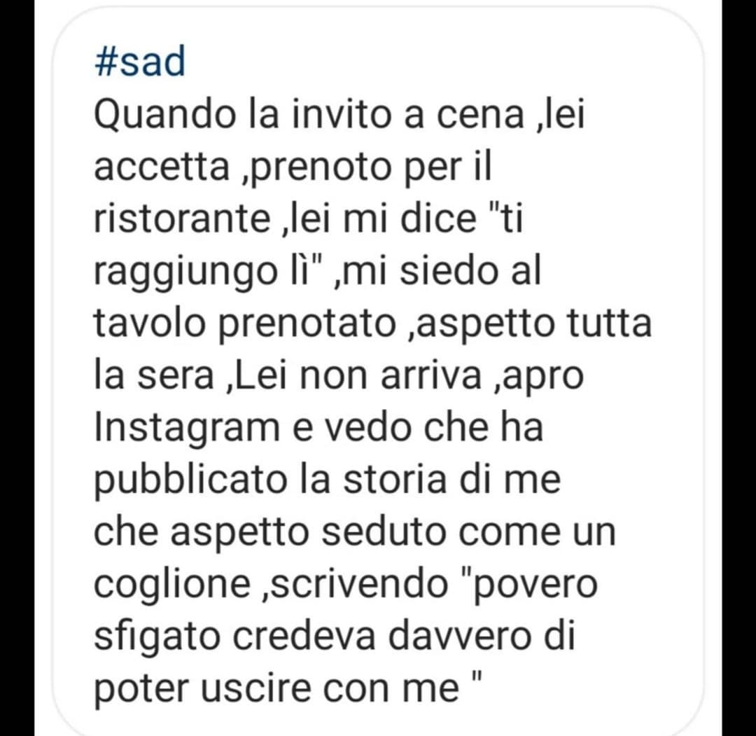 Però se l'avesse fatto il ragazzo sarebbe stato "caso umano" ?