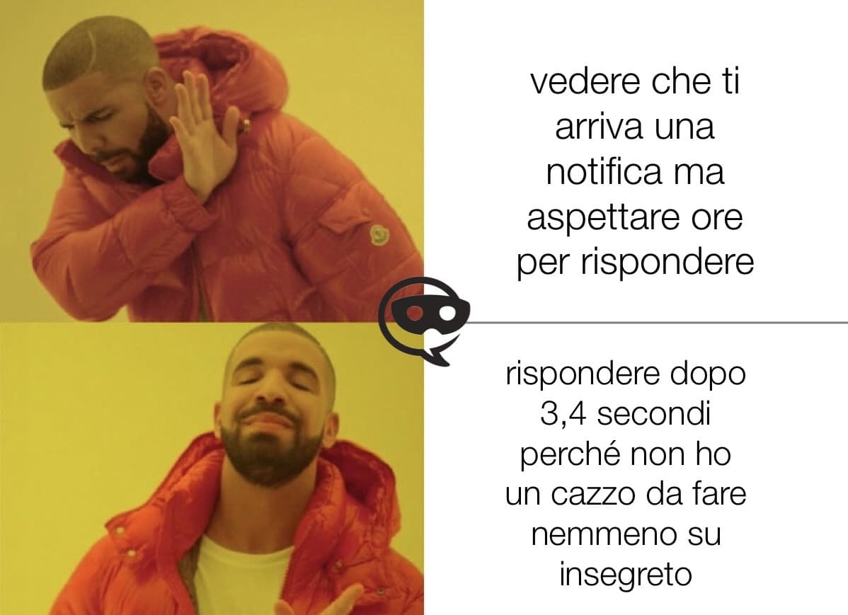 non vi stupite se vi rispondo dopo pochi secondi, mi dispiace troppo far aspettare lol