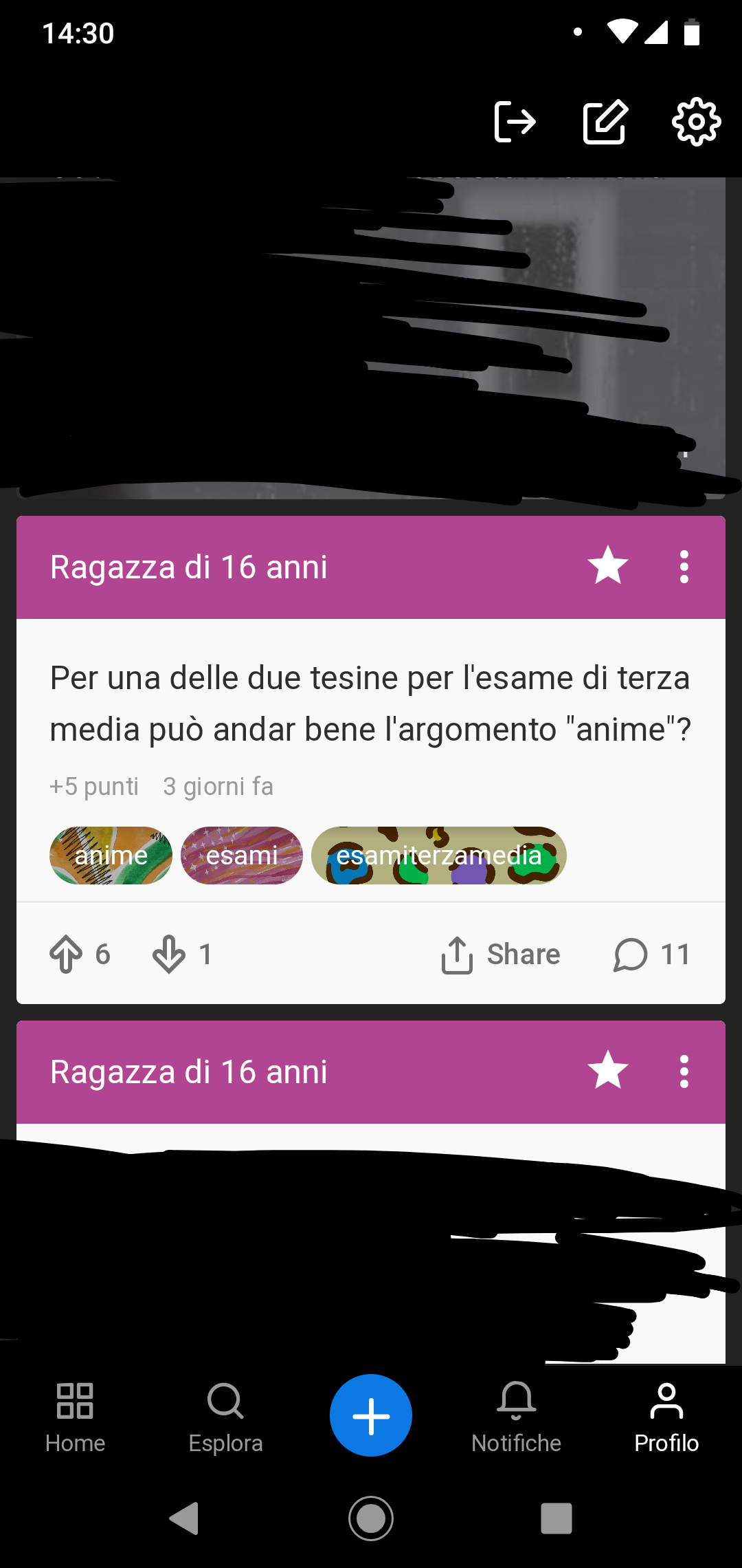 Qualche giorno fa vi ho chiesto questo consiglio