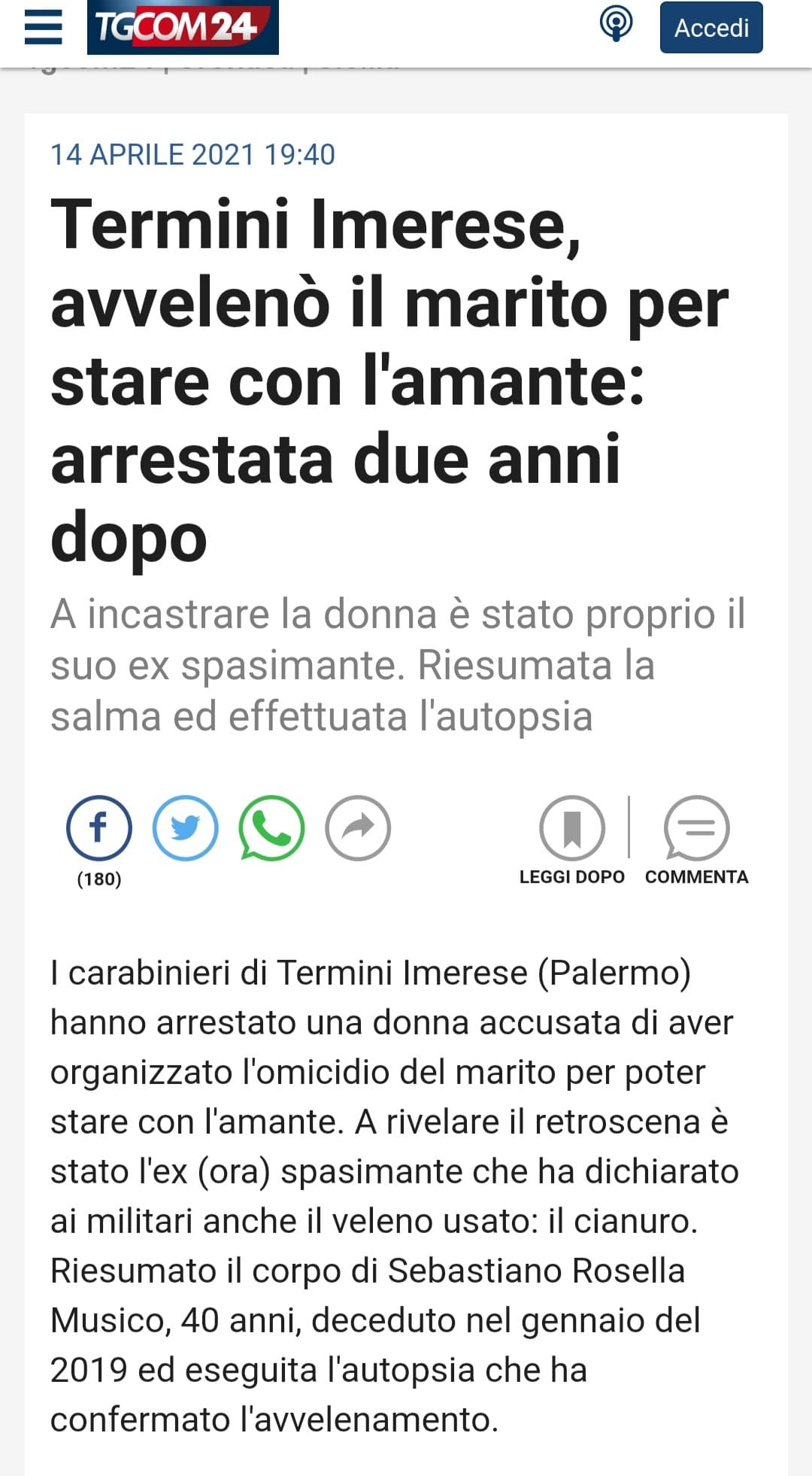 Non è per sminuire la violenza sulle donne, ma quando si dice che sugli uomini non esiste...