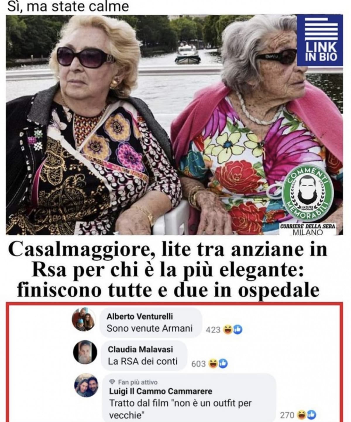 e nessuna di loro era mia nonna?