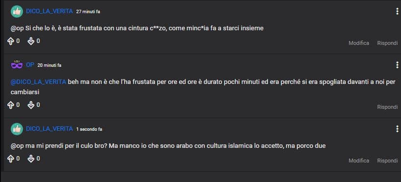 VORREI DENUNCIARE UNA GRAVISSIMA VIOLENZA NEI CONFRONTI DI UNA RAGAZZA, SECONDO QUESTO SEGRETO. LA RAGAZZA È STATA FRUSTATA DAL SUO RAGAZZO CON LA CINTURA