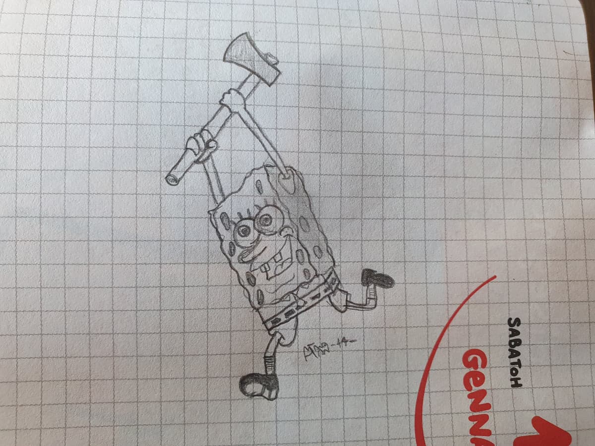 Sto ridendo del mio stesso disegno 