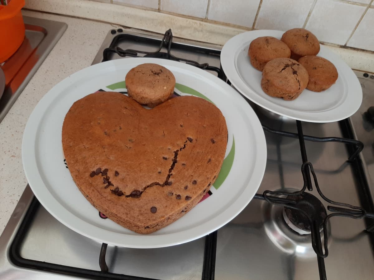 Torta e muffin al cioccolato?❤