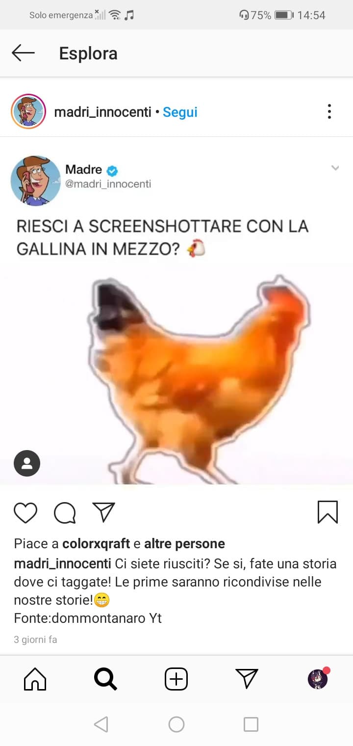 Per farla ci ho messo 3 tentativi, sta gallina non si ferma manco se la preghi???