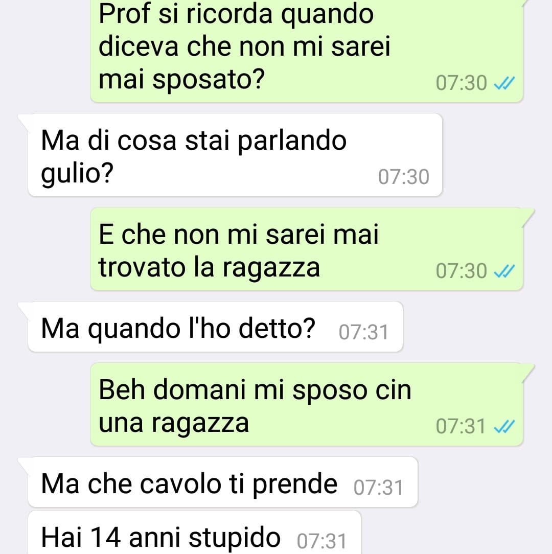 Mai un qualcosa nei virali però, uffa