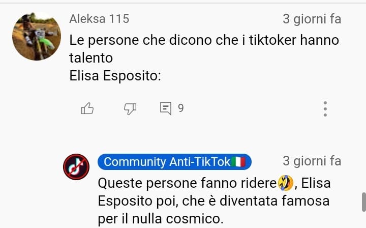 Ci sono un po' di commenti in questa verità 