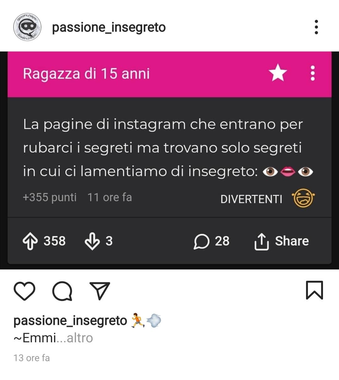 Che simpatici questi ladri, mi repostano pure i segreti 