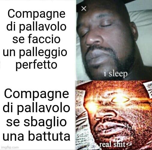 Meme pallavolistico di scarsa qualità