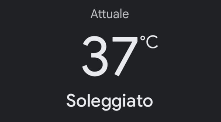 Fa giusto un pochino caldo ???