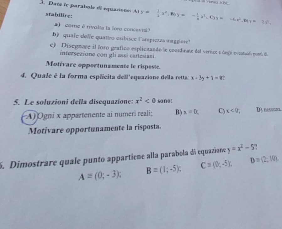 qualcuno è bravo in matematica? giorni fa ho fatto il corso di recupero per poi ieri fare l'esame di debito solo che questo prof aveva fatto argomenti completamente diversi da quello che ci ha spiegato nei corsi.. è strano, qualcuno in grado di aiutarmi? h