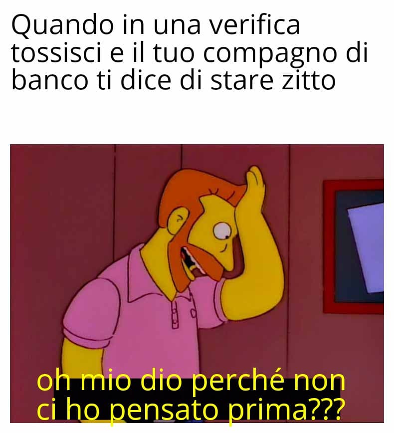 Effettivamente è successo a tutti