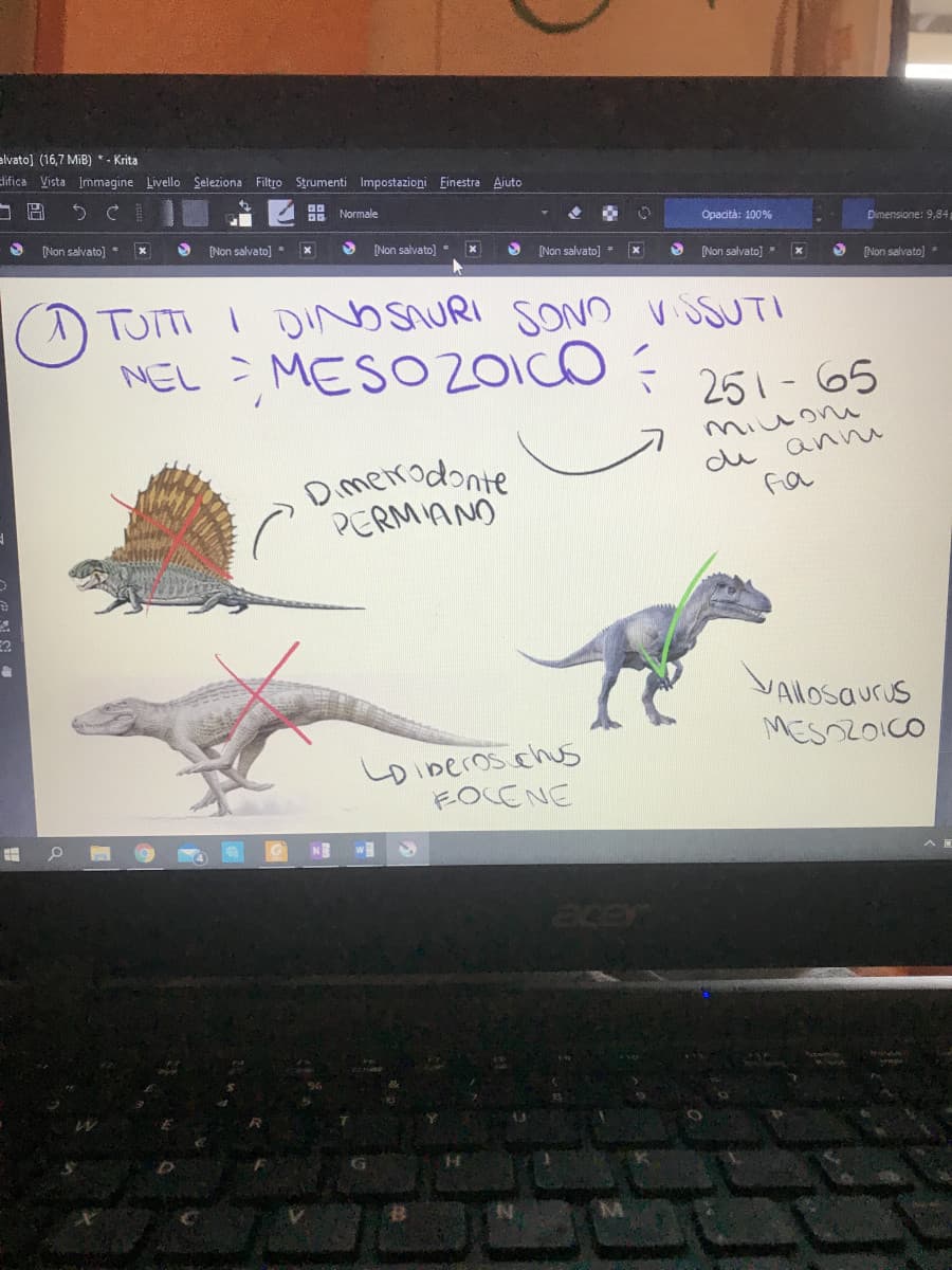 Ora vi dico i 5 punti fondamentali per riconoscere un dinosauro, perché se sbagliate ancora una volta vi strozzo male Madonna❤️