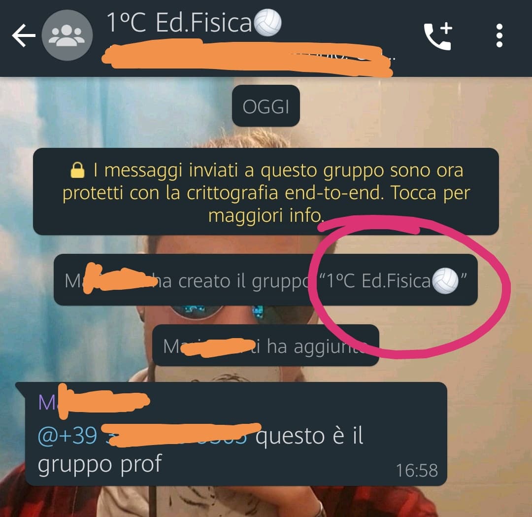 Il gruppo di educazione fisica... 