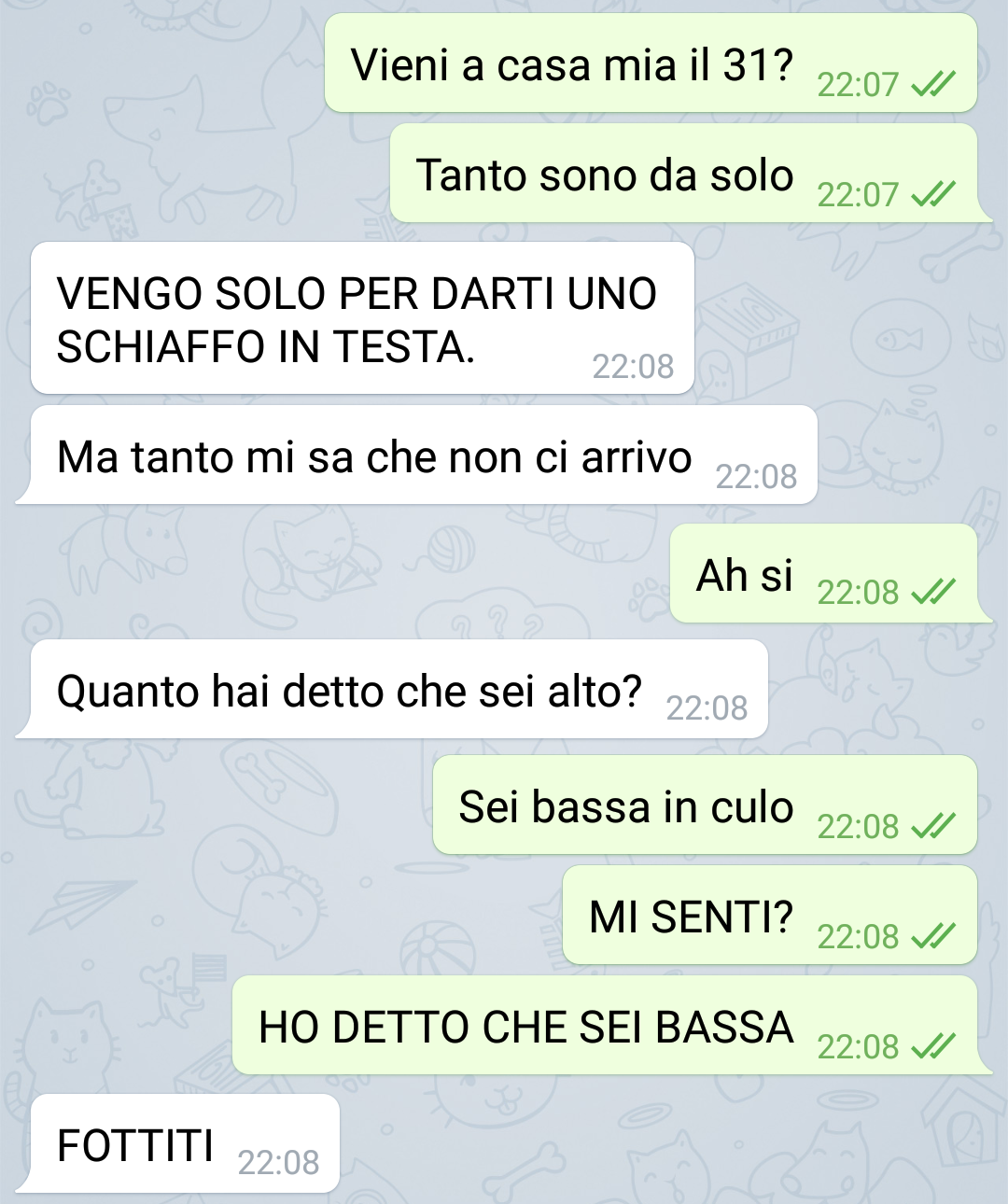 Ragazze basse ,vi si adora lo stesso haahhaha