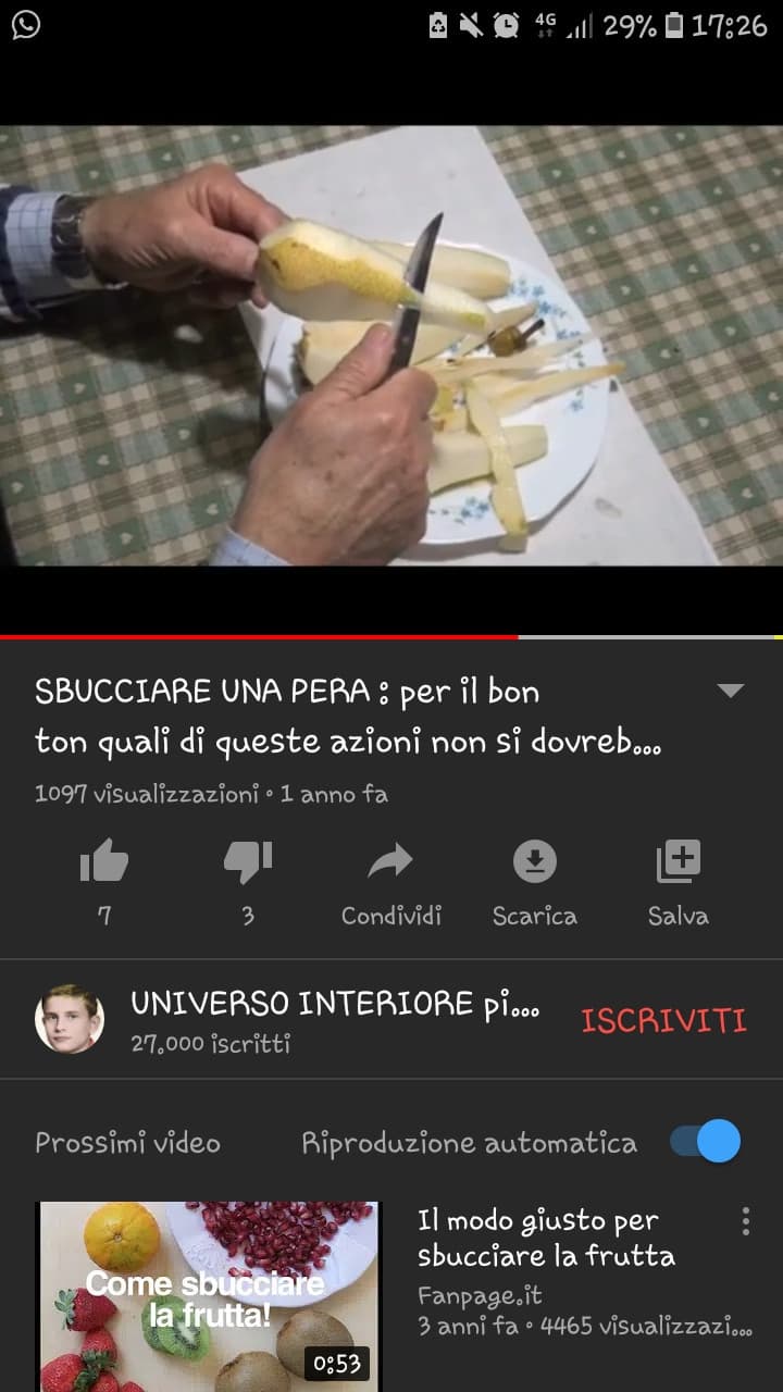 Qual è l'ultimo tutorial che avete seguito? Io: