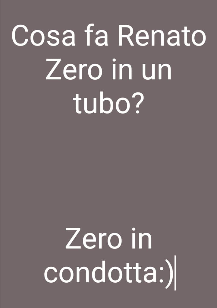 Stasera voglio far salire il cringe alla community. 