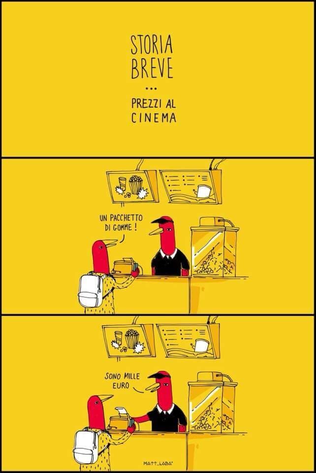 Prezzi al cinema.