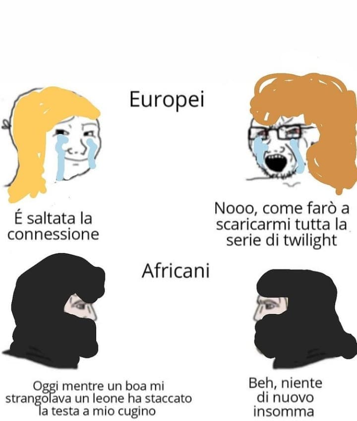 Nessun cugino è stato maltrattato per fare questo meme. Giuro.