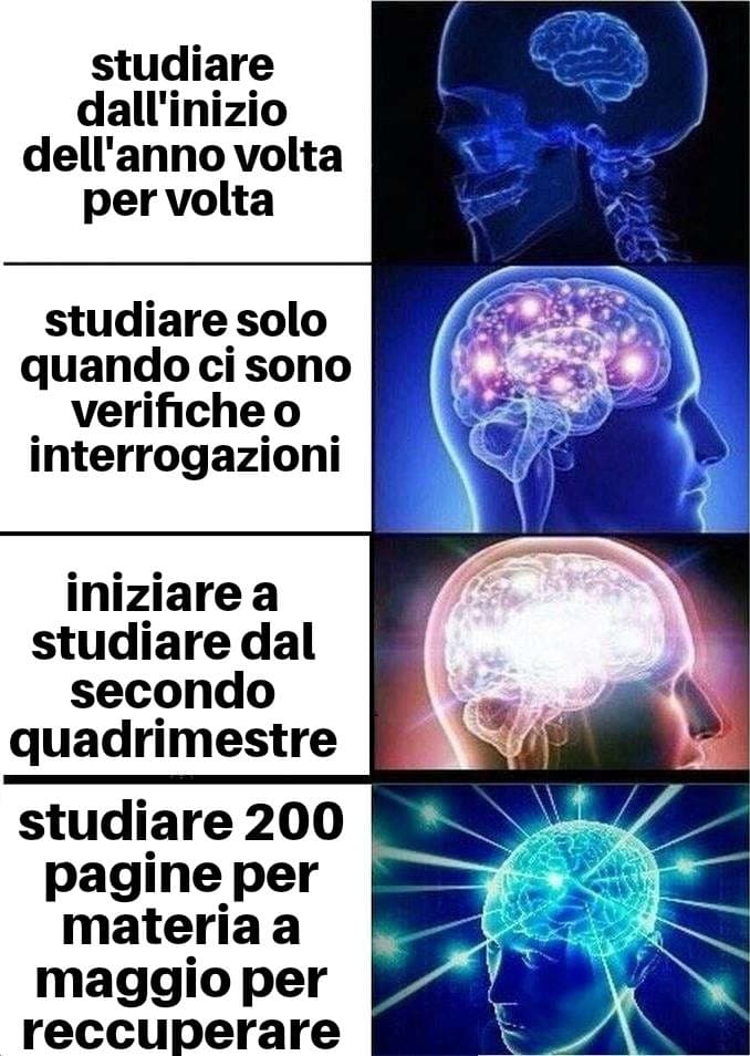 Voi quando studiate? 