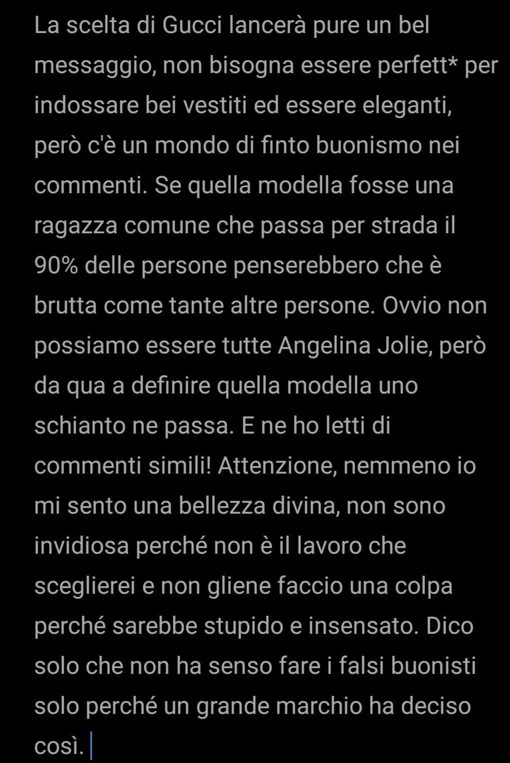 Ovviamente è solo un mio parere. Spero non arrivino i soliti frustrati. Si può esprimere dissenso anche con educazione. 