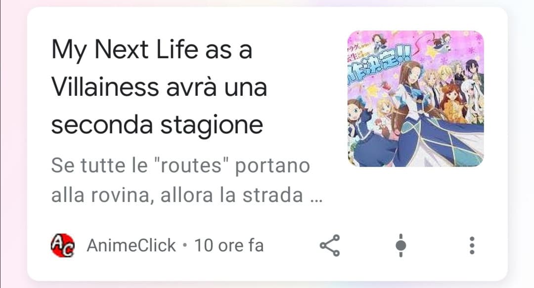 Stagione 2 di Otome Game no hametsu flag confermata! 