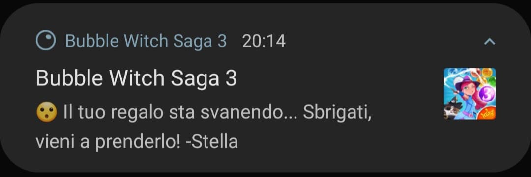 Belle le notifiche dei videogiochi 