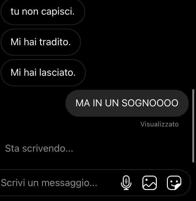 Raga ha sognato che lo tradivo e mi sta sbroccando si