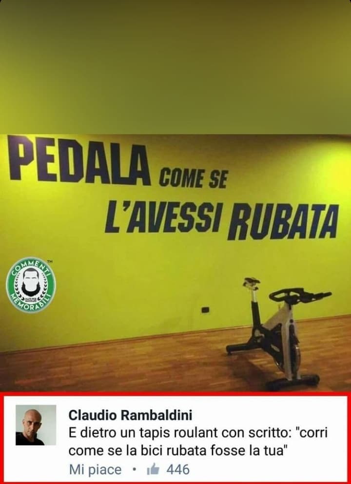 Manco se mi inciti così farei palestra