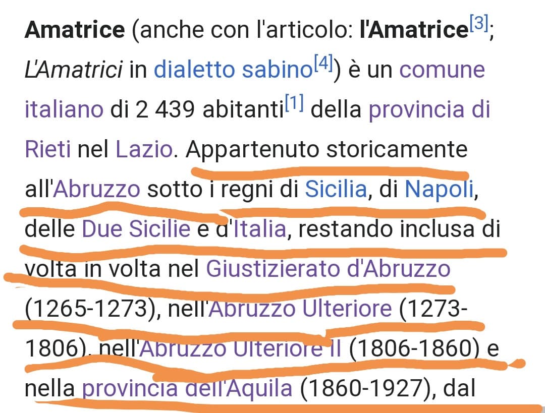 Ma quindi l'amatriciana non è un piatto tipico laziale ma abruzzese ???