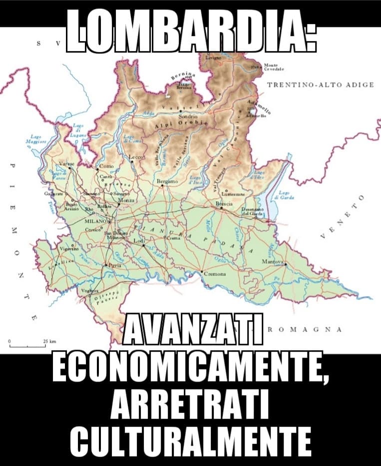 Anche qua rischio forte, comunque specifico escludendo le grandi città dalla sezione arretrazione culturale :)