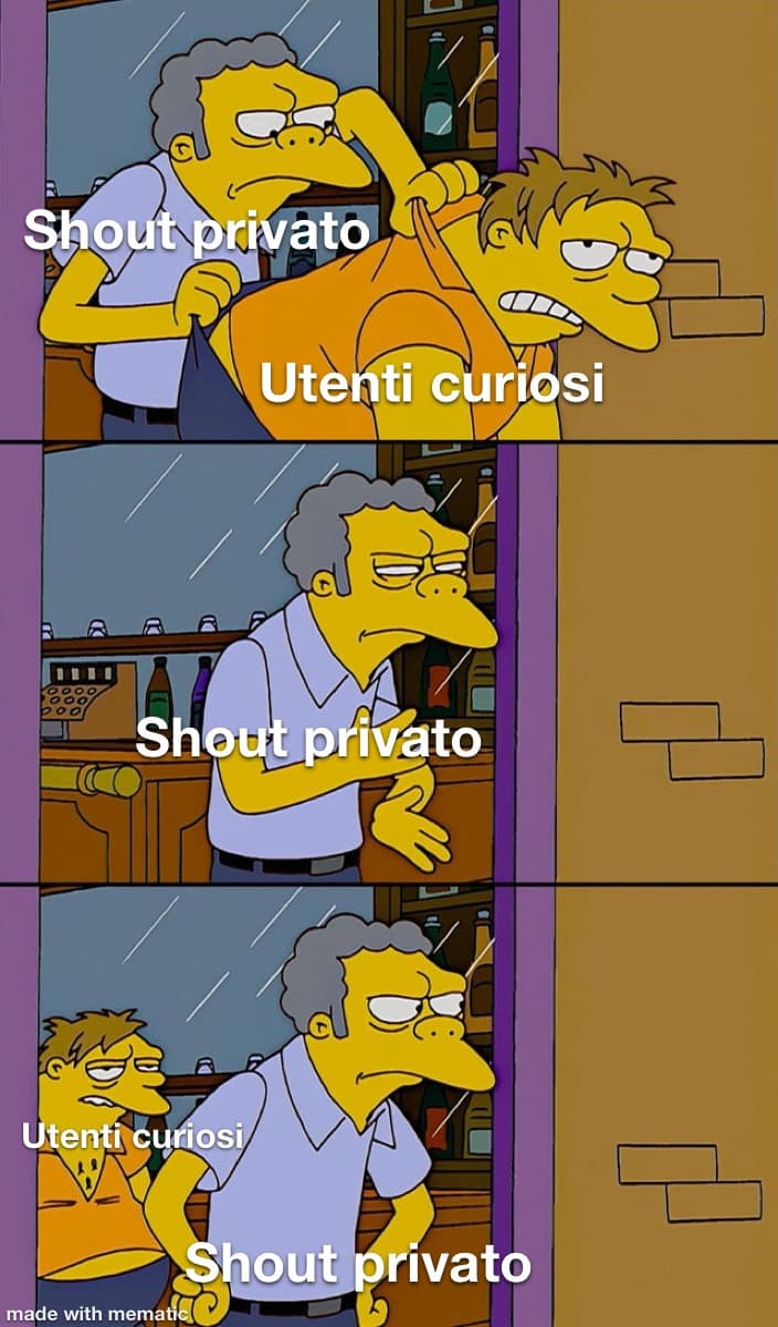 Repost di un mio vecchio meme, boh