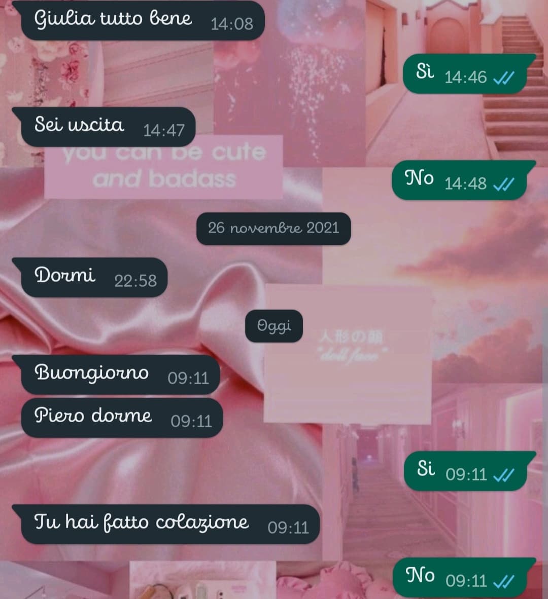 Conversazioni con mia madre essere tipo: