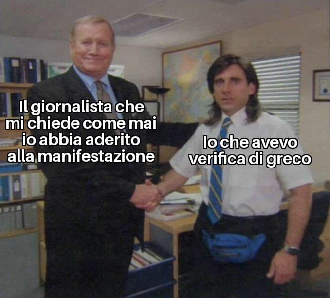 È...una causa molto importante. Ritengo che sia giusto lottare per...per questo.