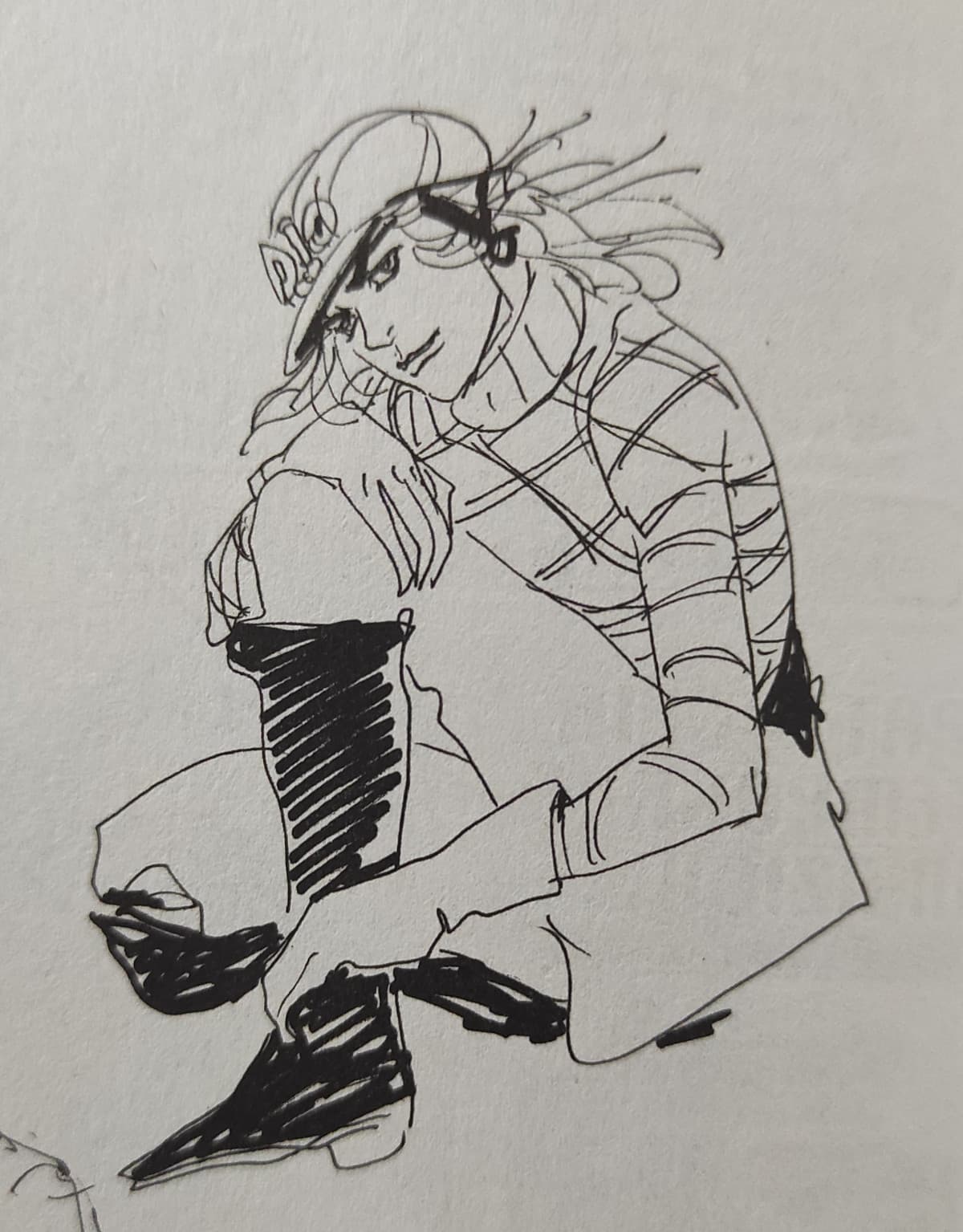 Guardate quanto sexy mi ha disegnato Araki qui