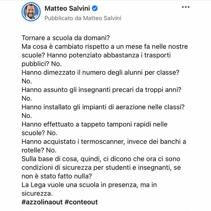 Coglione e tutto, ma qua ha ragione