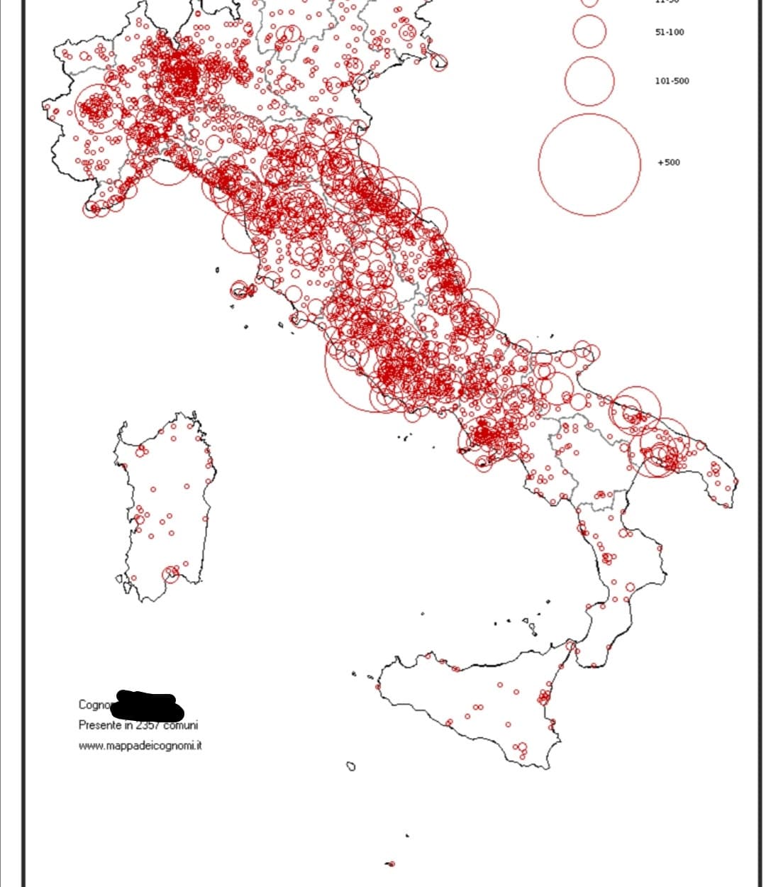 E poi ci sono io che conosco solo altri 2 parenti con il mio stesso cognome 