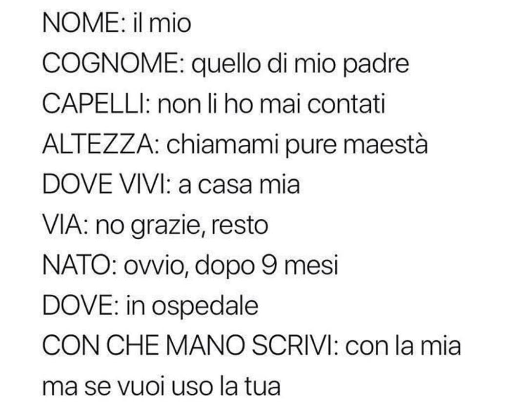 Ma ehy, sono io. 