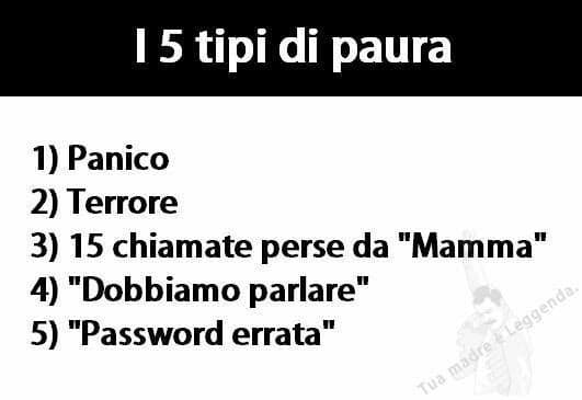 Gli ultimi tre sono terrorizzanti