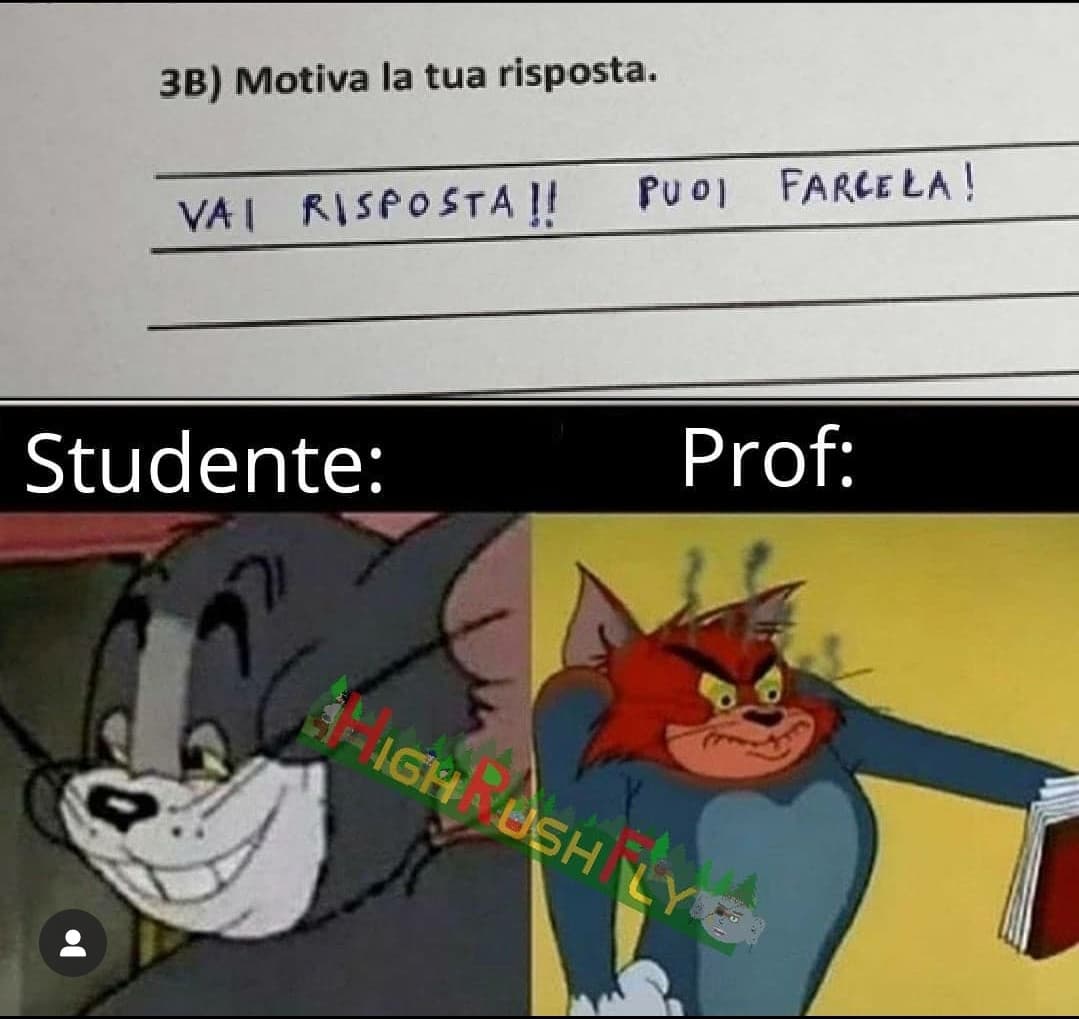 No vabbè..ho visto ora questo meme e mi ha fatto morire ahahah