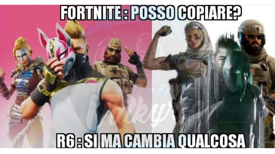 No ma fortnite non copia