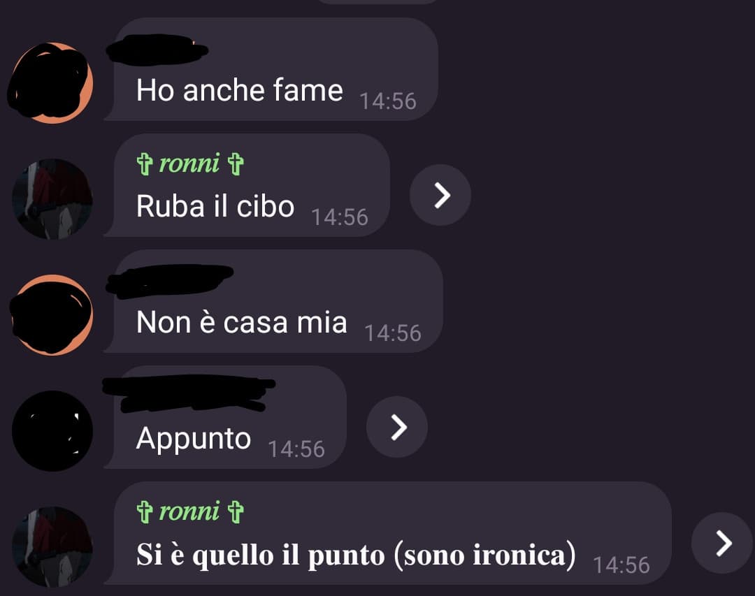 Mi che che l'ironia per alcuni proprio non esiste..ok, mi accontento   (sono io Ronni)                