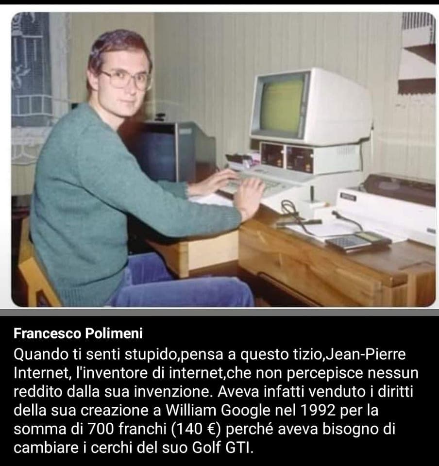 Che bello studiare informatica e accorgersi in due secondi che si tratta di un fake