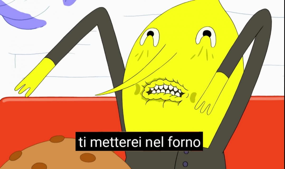 Ho fatto uno screen a un video di adventure time... 